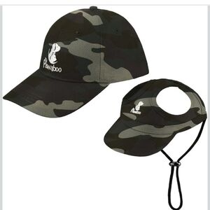 Pawaboo 2PC Owner and Dog Hat Set, Pet's Blue Baseball Cap Set, Dog Visor XL